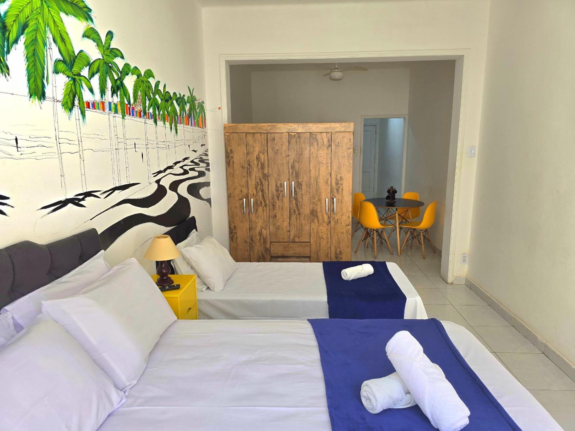 Qto E Sala, Smart Tv, Wi-Fi, Ar-Cond, Praia De Copacabana Rio de Janeiro Bagian luar foto